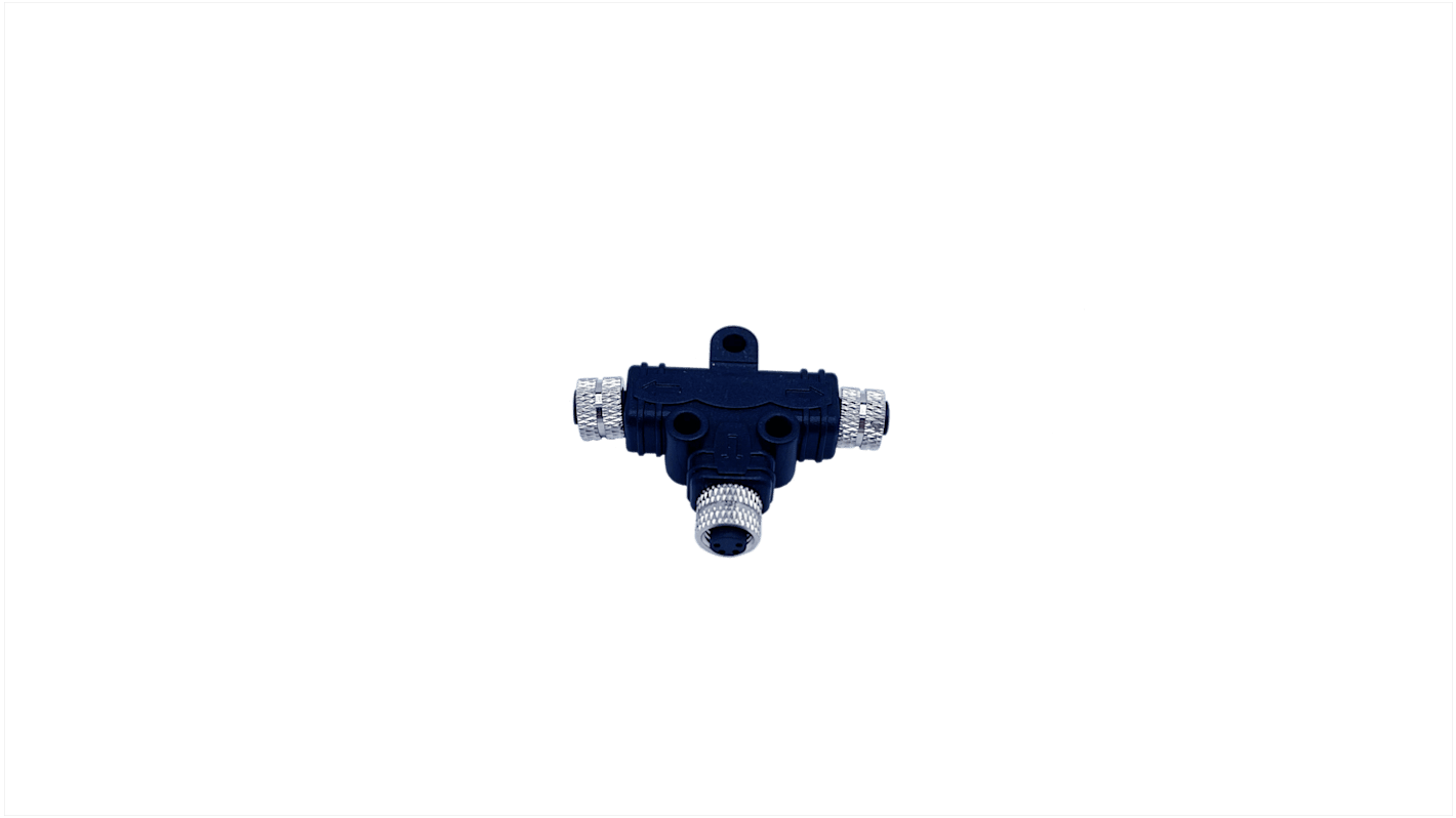 Adaptateur pour connecteur cylindrique Norcomp M12 femelle à 4 broches Simple M12 4 contacts Femelle