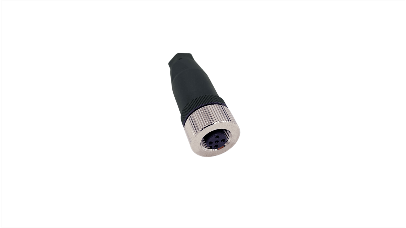 Conector circular Norcomp macho, hembra serie M12 de 5 vías hembra, Montaje Aéreo, IP66