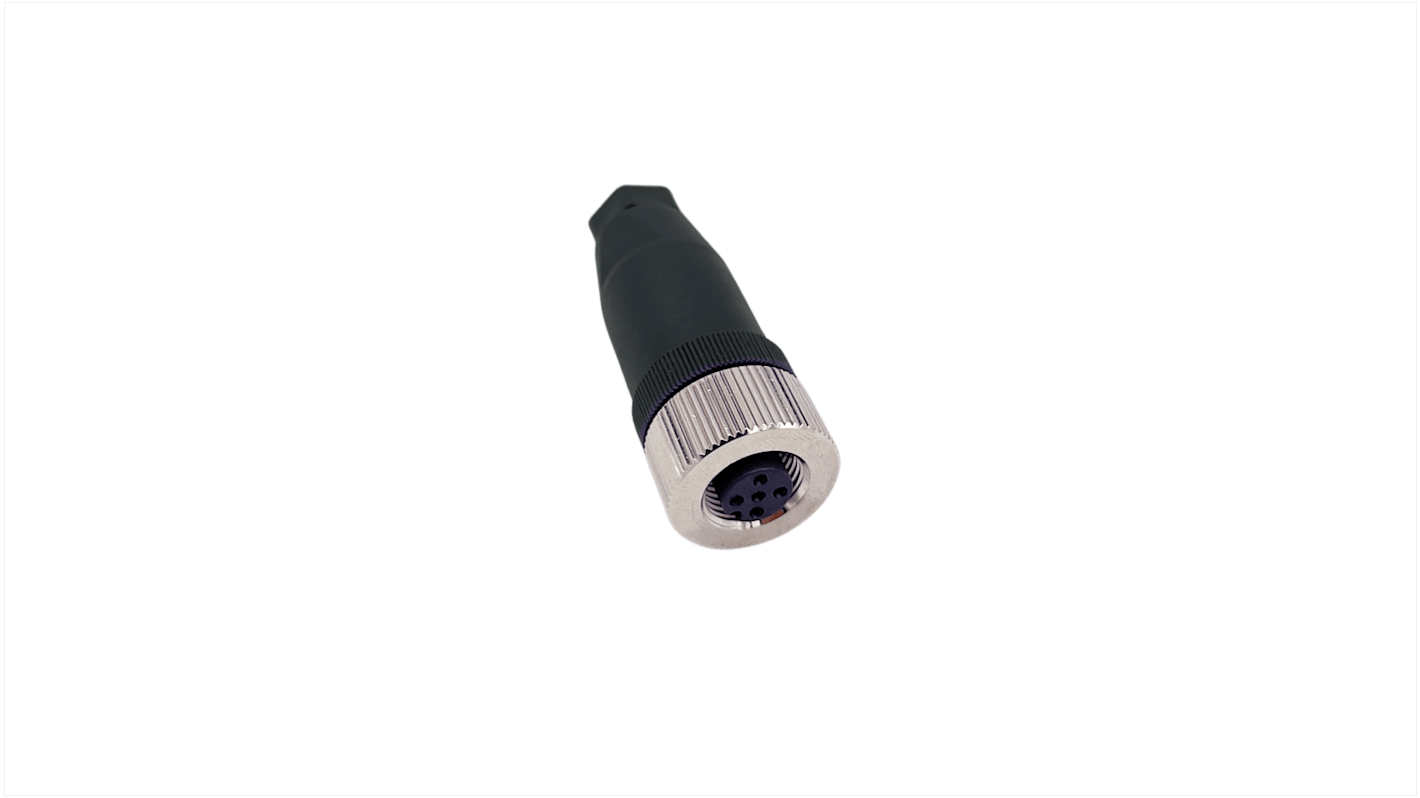 Norcomp Circular Connector, 5 Contacts, Free Hanging, M12 Connector, Plug and Socket, Female, IP66, M12 Series