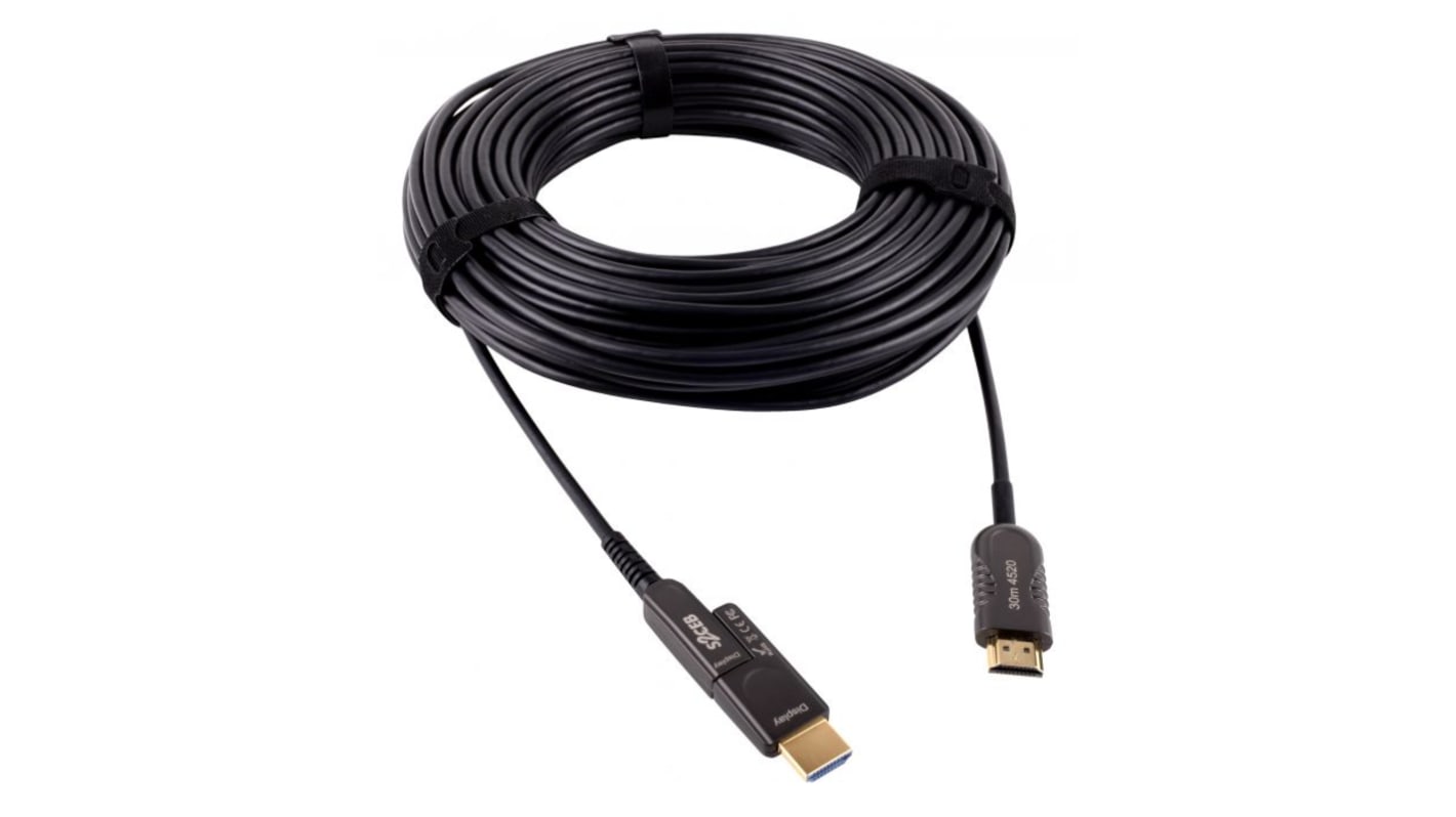 Kabel HDMI 30m A: HDMI B: HDMI A: Męskie B: Męskie High Speed 2.0