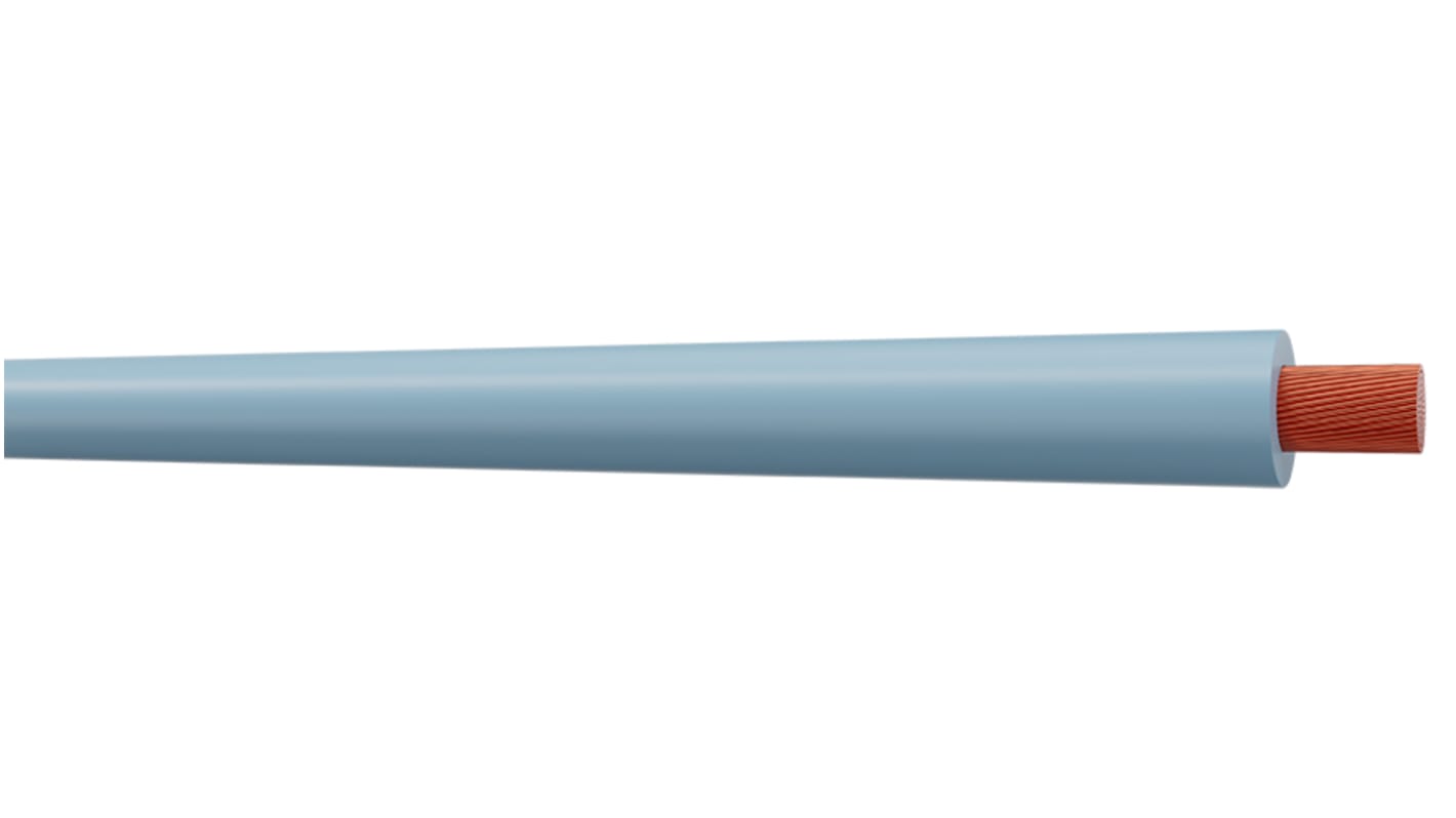 Cable de conexión AXINDUS MN2XT075BC, área transversal 0,75 mm² Filamentos del Núcleo 1 Azul Claro, long. 100m, 19 AWG