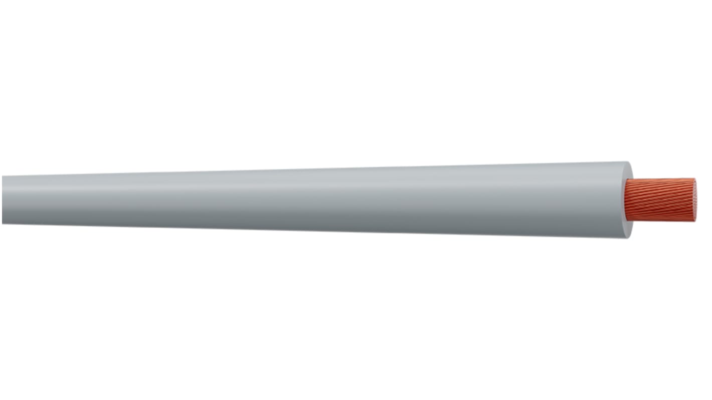 AXINDUS Einzeladerleitung 1,5 mm², 15 AWG 100m Grau Polyolefin vernetzt isoliert