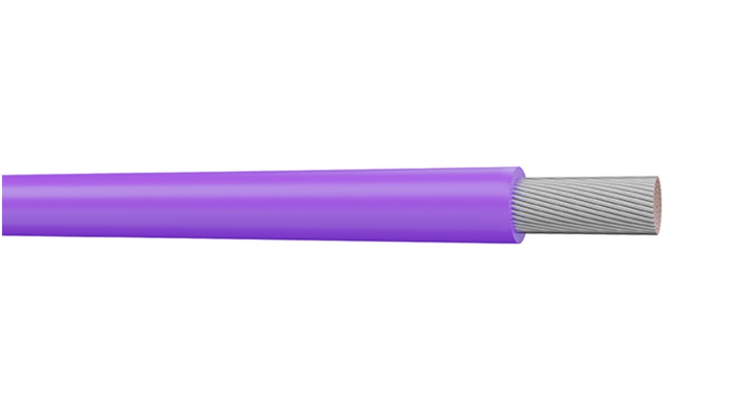 Fils de câblage AXINDUS, UL1007, 1,2 mm2, Violet, 18 AWG, 305m