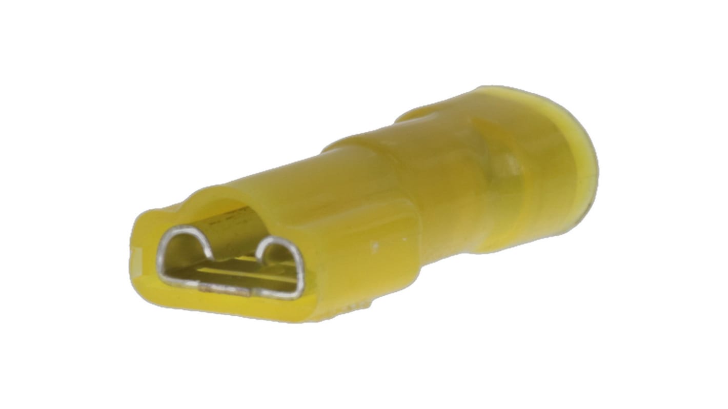 Molex Quick Splice Crimp Quick Disconnect Terminal, Insulated 16+16 AWG, 18+18 AWG, 20+20 AWG, 22+22 AWG