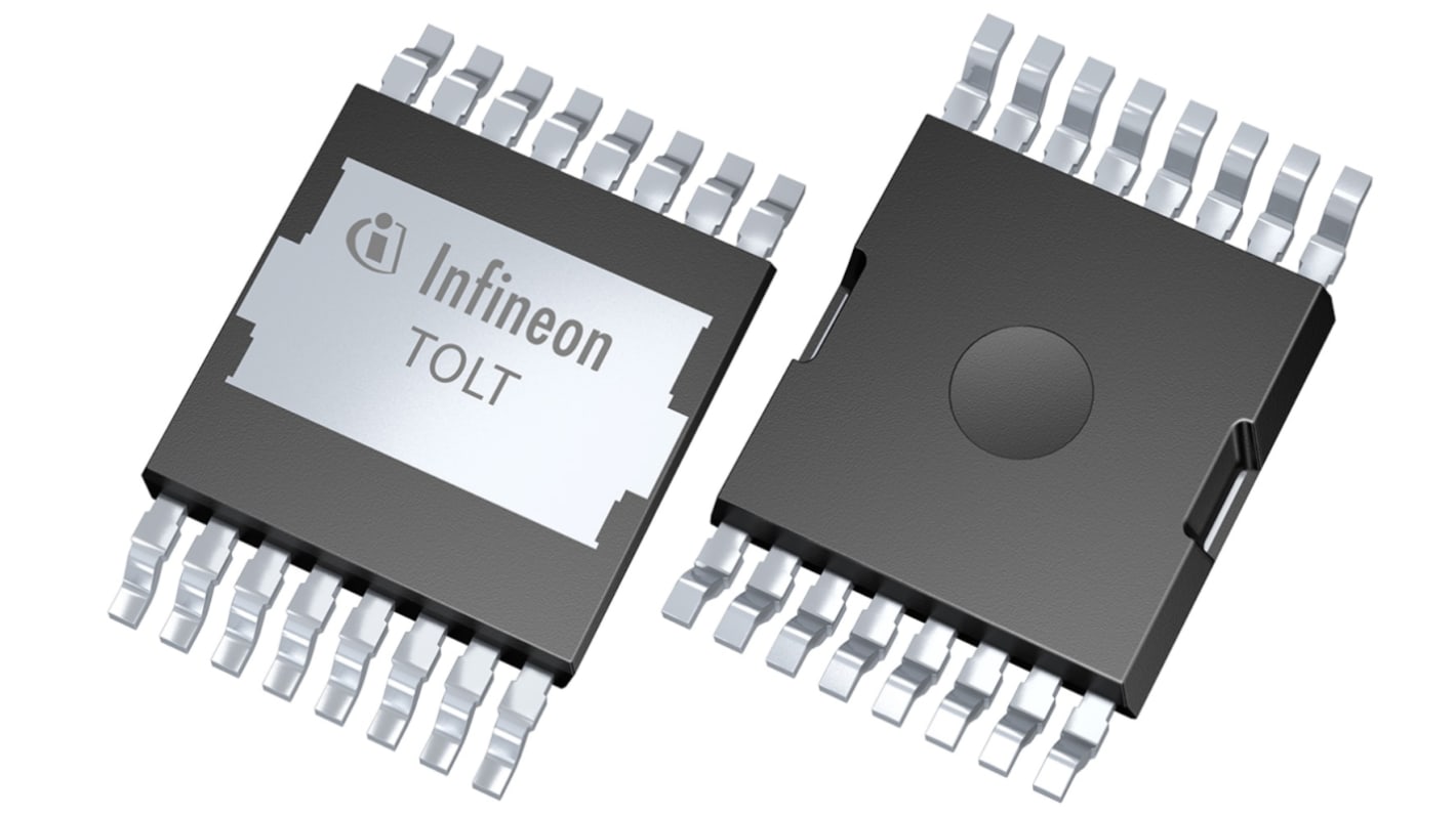 N-Channel MOSFET, 365 A, 100 V, 16-Pin PG-HDSOP-16 Infineon IPTC014N10NM5ATMA1