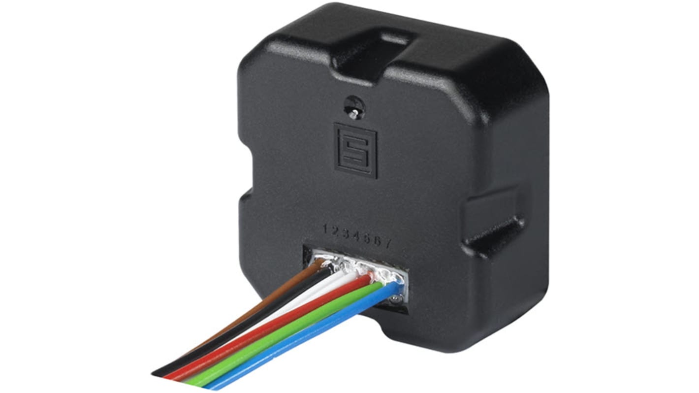 Schurter 3-132-516 Series Illuminated Push Button Switch, (On)-Off, Panel Mount, SPST, Black LED, IP67