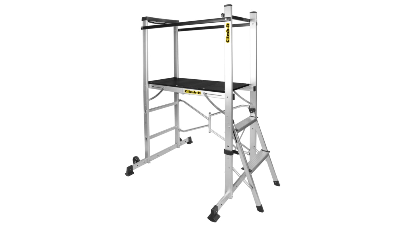 RS PRO Arbeitsbühne Aluminium, Höhe: 880mm, max. 150kg, 14kg