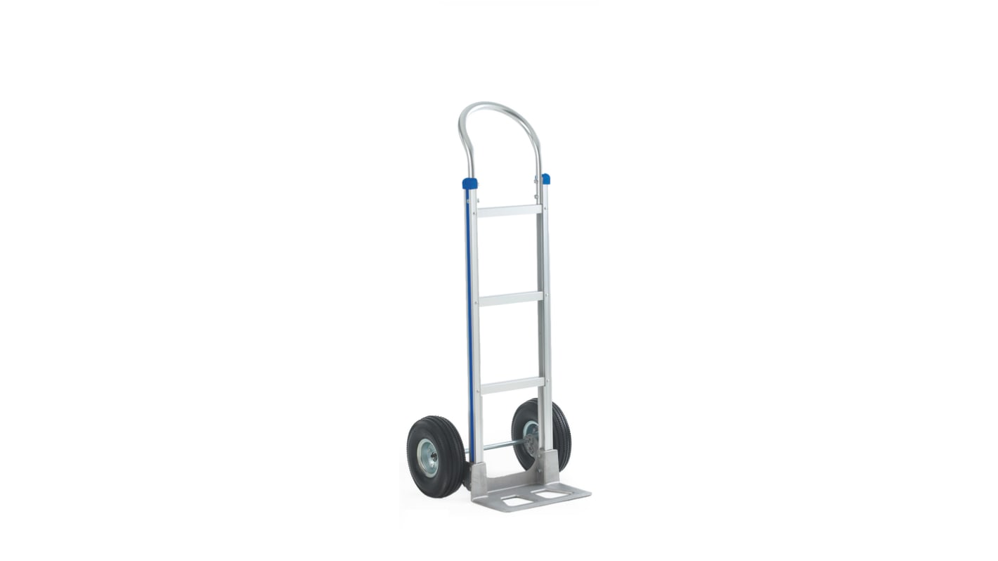 Carrello portapacchi in Alluminio RS PRO, ruote pneumatiche, piastra di  carico 355 x 225mm, portata max 200kg