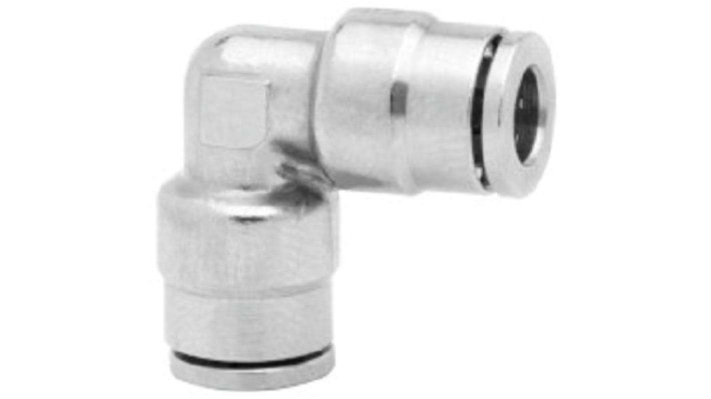 Norgren PNEUFIT 10 Series Straight Fitting, Push In 6 mm to Push In 6 mm, Tube-to-Tube Connection Style