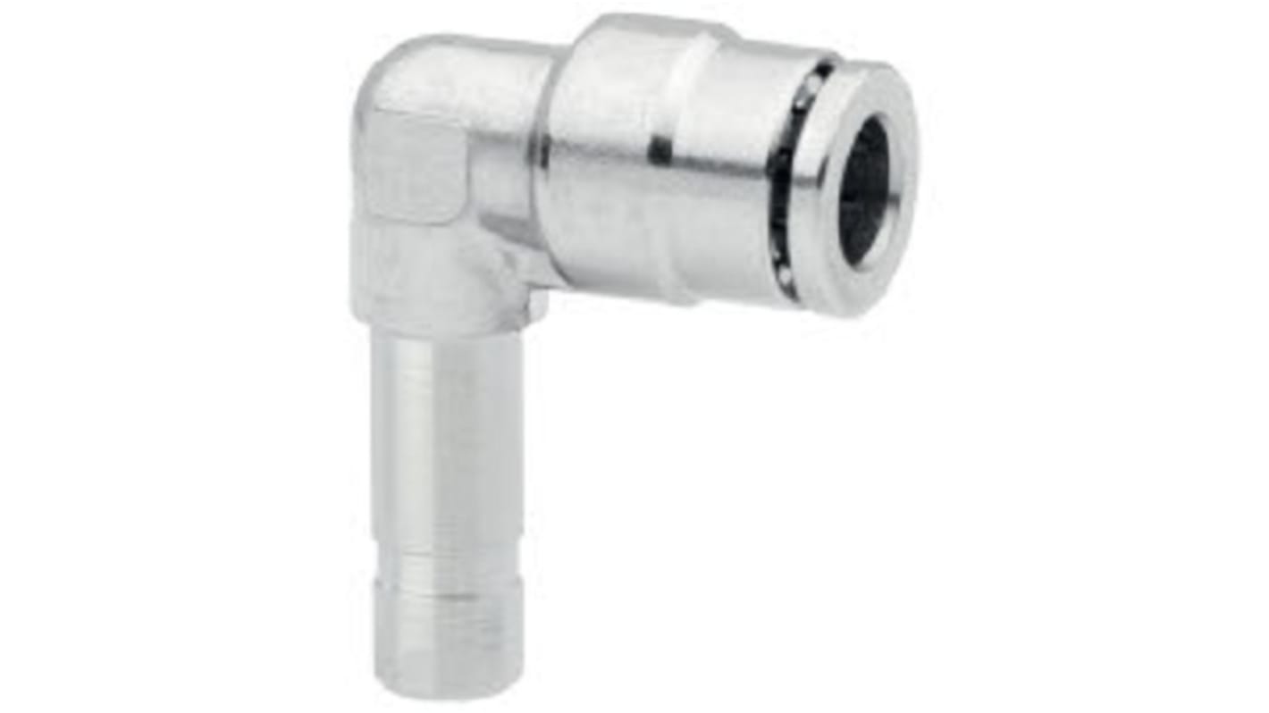 Norgren PNEUFIT 10 Series Straight Fitting, Push In 6 mm to Push In 6 mm, Tube-to-Tube Connection Style