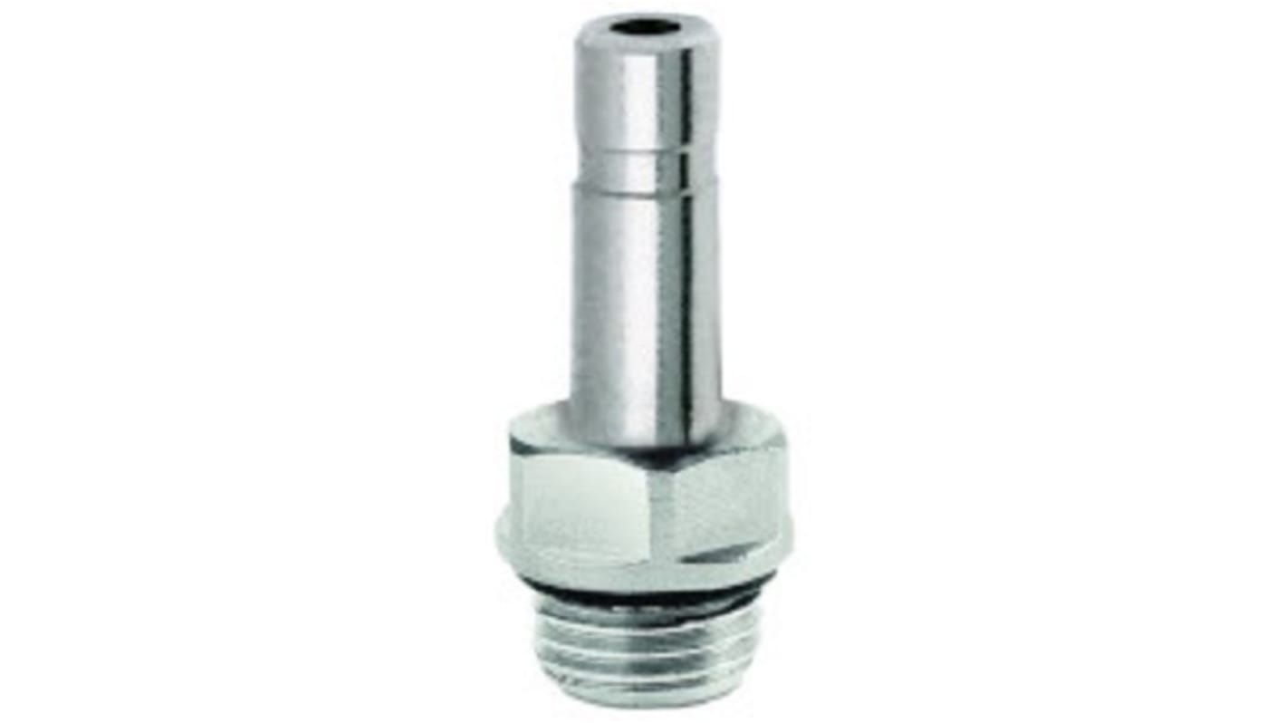 Norgren PNEUFIT 10 Series Straight Threaded Adaptor, G 1/4 Male to Push In 8 mm, Threaded-to-Tube Connection Style