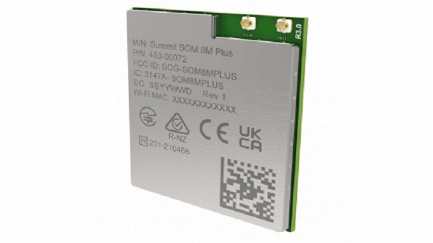 Ezurio WLAN-Modul IEEE802.11ac/a/b/g/n WPA3 I2C / SPI 3.0 → 3.6V 47 x 40 x 4.6mm