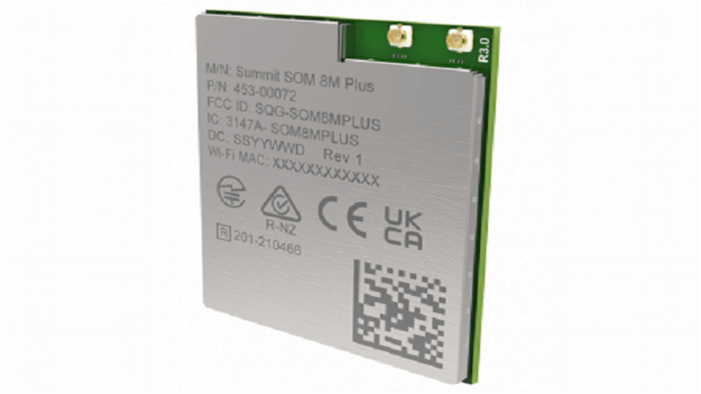 Ezurio WLAN-Modul IEEE802.11ac/a/b/g/n WPA3 I2C / SPI 3.0 → 3.6V 47 x 40 x 4.6mm