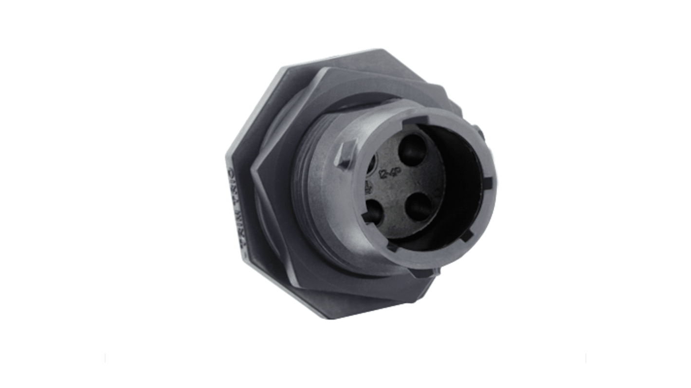 UTSX7124P | Souriau Circular Connector, 4 Contacts, Cable Mount, Socket ...