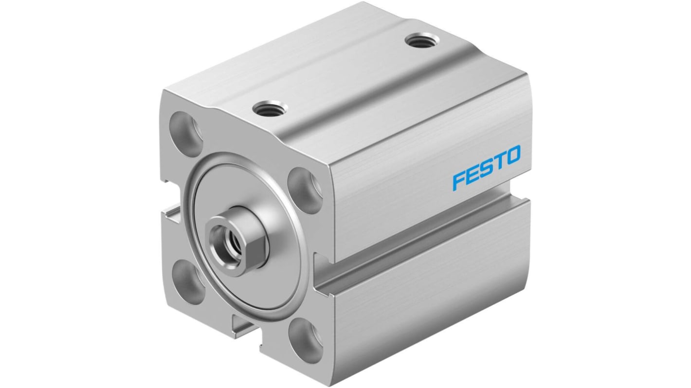 Festo Pneumatic Compact Cylinder - 8076416, 12mm Bore, 15mm Stroke, ADN-S Series, Double Acting