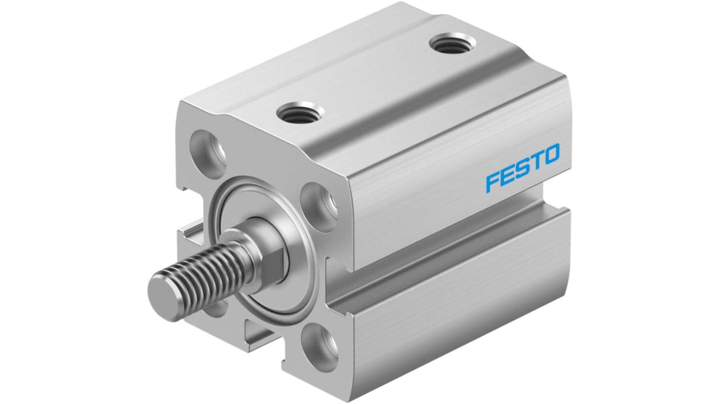 Festo Pneumatic Compact Cylinder - 8091677, 16mm Bore, 15mm Stroke, ADN-S Series, Double Acting