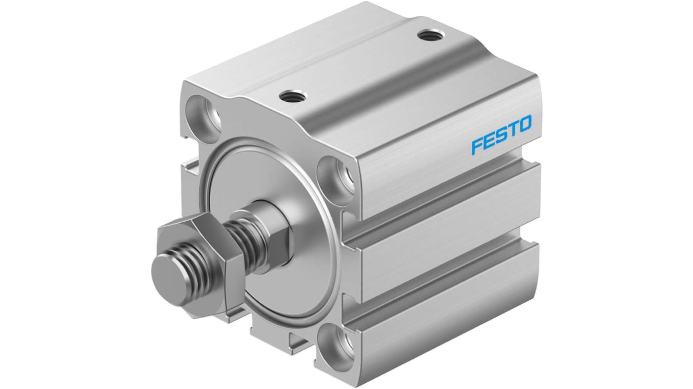 Festo Pneumatic Compact Cylinder - 8091469, 32mm Bore, 15mm Stroke, ADN-S Series, Double Acting