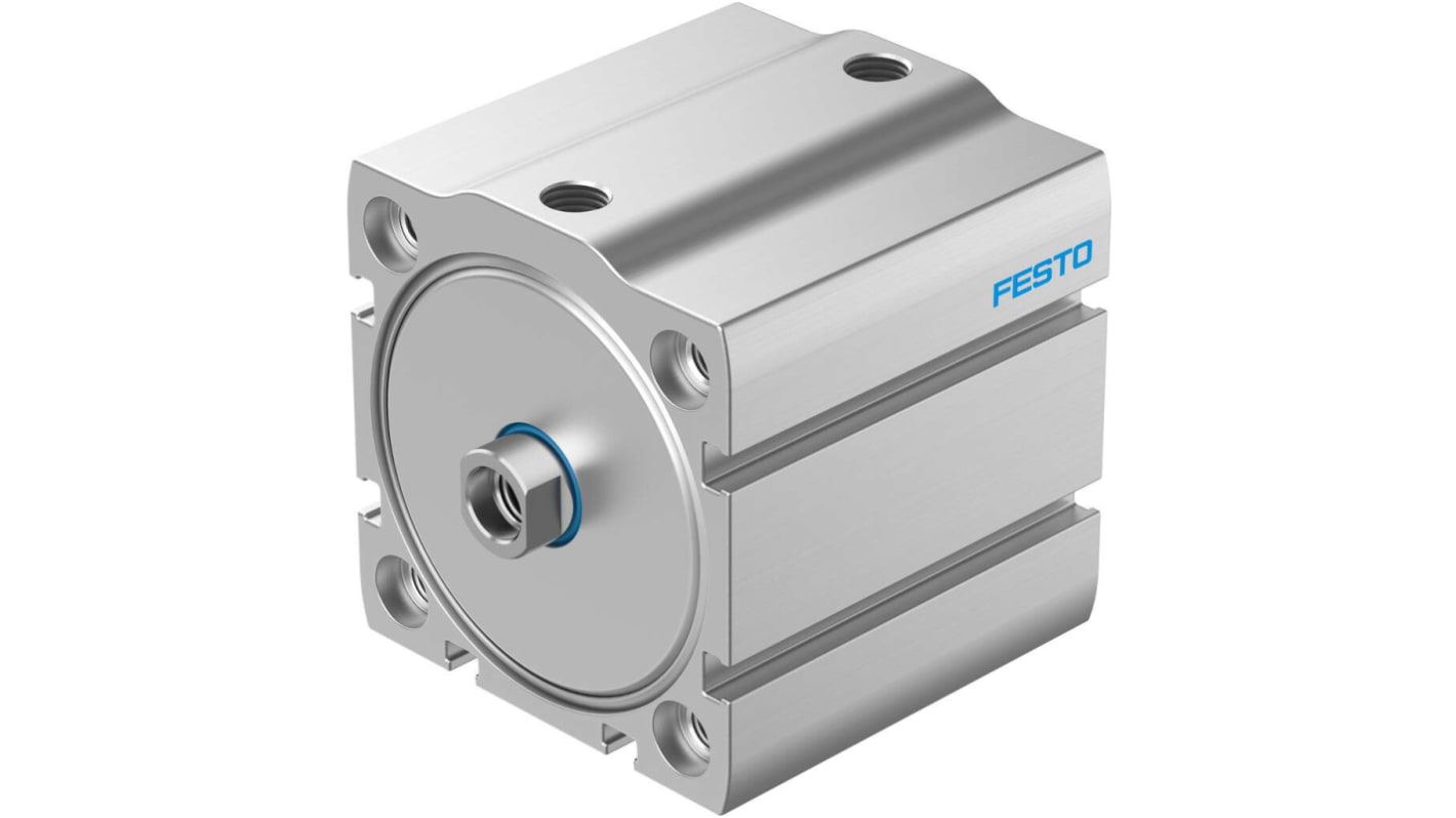 Festo Pneumatic Compact Cylinder - 5132667, 63mm Bore, 25mm Stroke, ADN-S Series, Double Acting