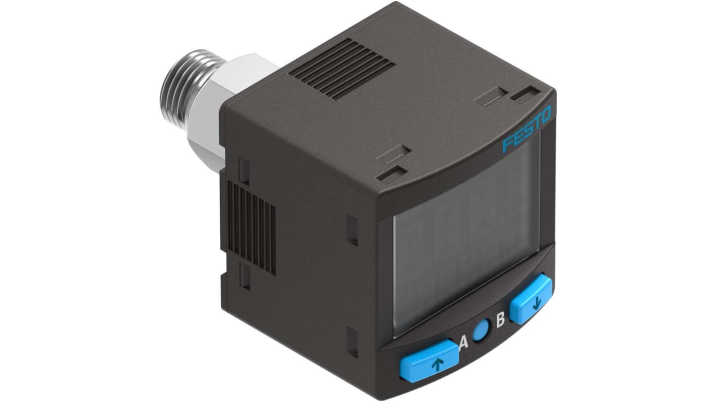 SPANBV1RG18MPNL1+2.5S Festo SPANB Series Pressure Sensor, 1bar Min, 0bar Max, PNP/NPN