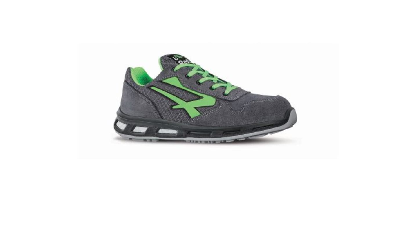 Scarpe sportive antinfortunistiche UPower POINT, , Unisex tg. 39, col. Verde/Grigio, con puntale di sicurezza