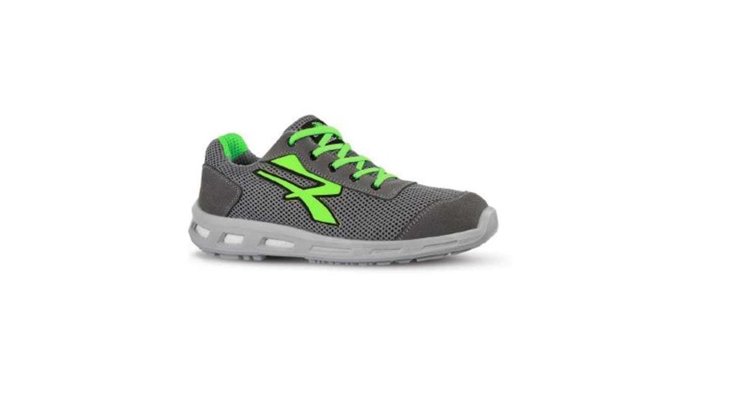 Scarpe sportive antinfortunistiche UPower SUMMER, , Unisex tg. 39, col. Verde/Grigio, con puntale di sicurezza