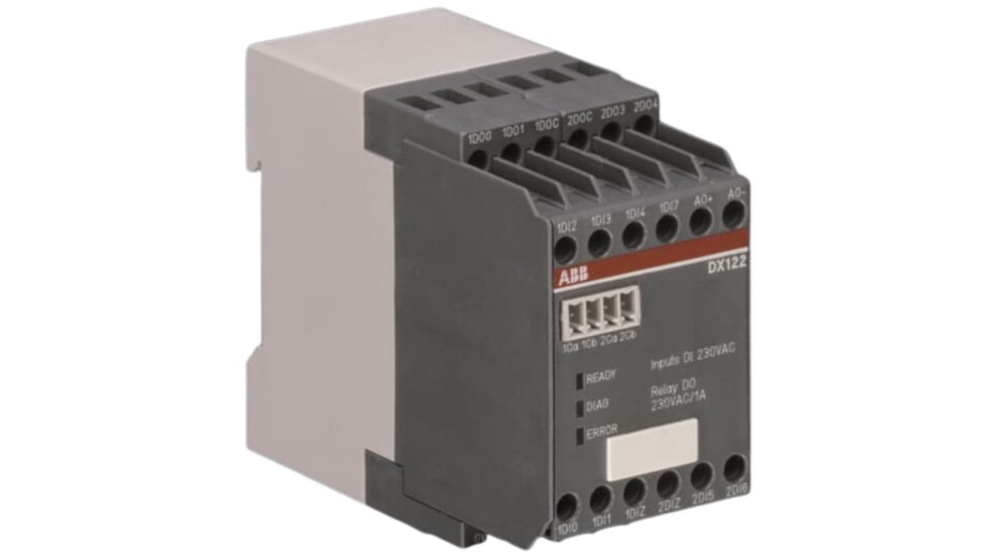 ABB motorvédelmi egység 102mm, 1,5 A, 12 → 250 V AC/DC, 2 W, használható: (UMC100-FBP.0)-hoz