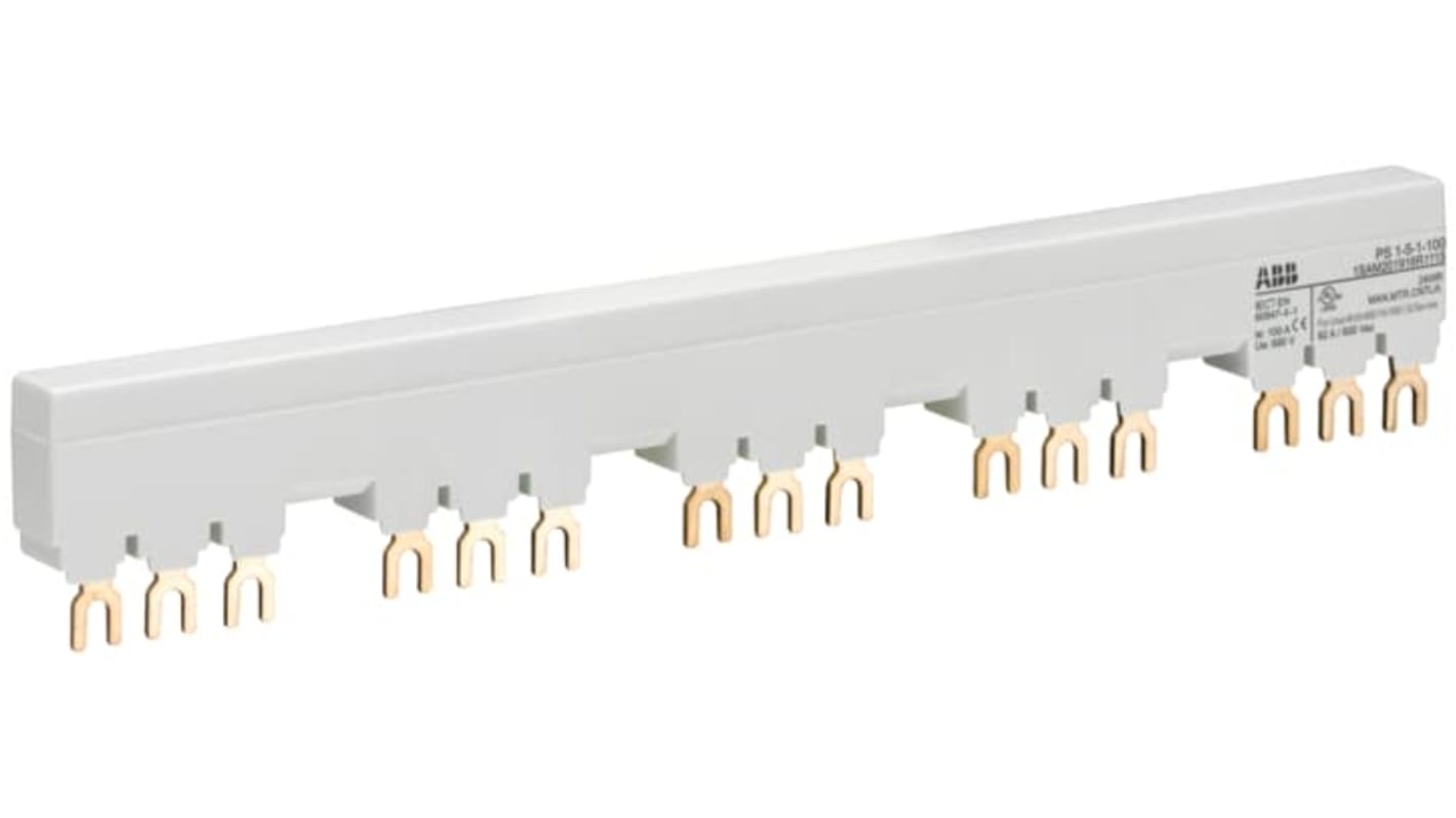 Barra di distribuzione trifase ABB, 690V ca Accessori MS116/MS132