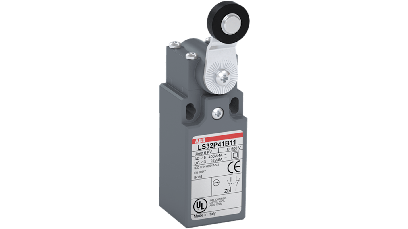 1sbv010141r1211 Abb Roller Lever Limit Switch 1no 1nc Ip65