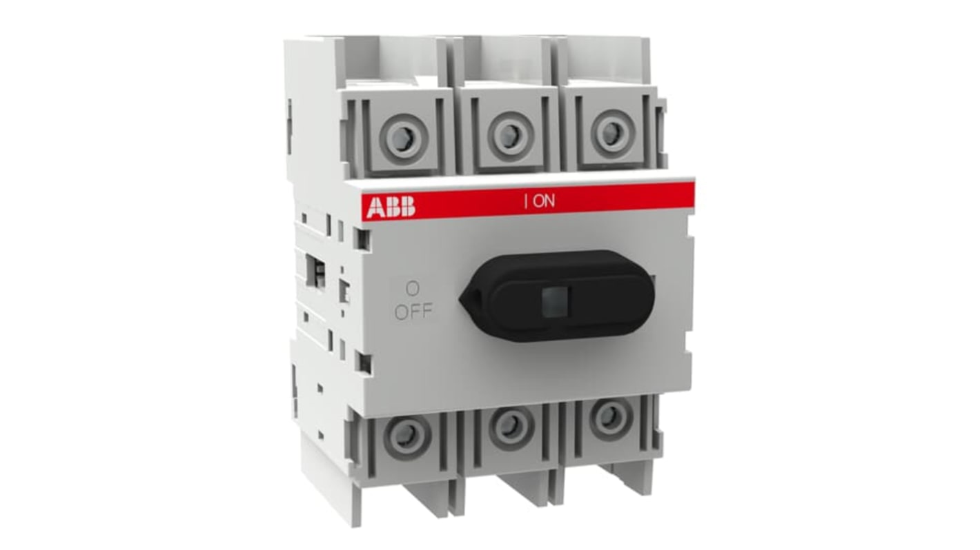 Sezionatore con interruttore ABB 1SCA022429R9140, corrente max 125A Integrato, 3 OT125 1SCA0