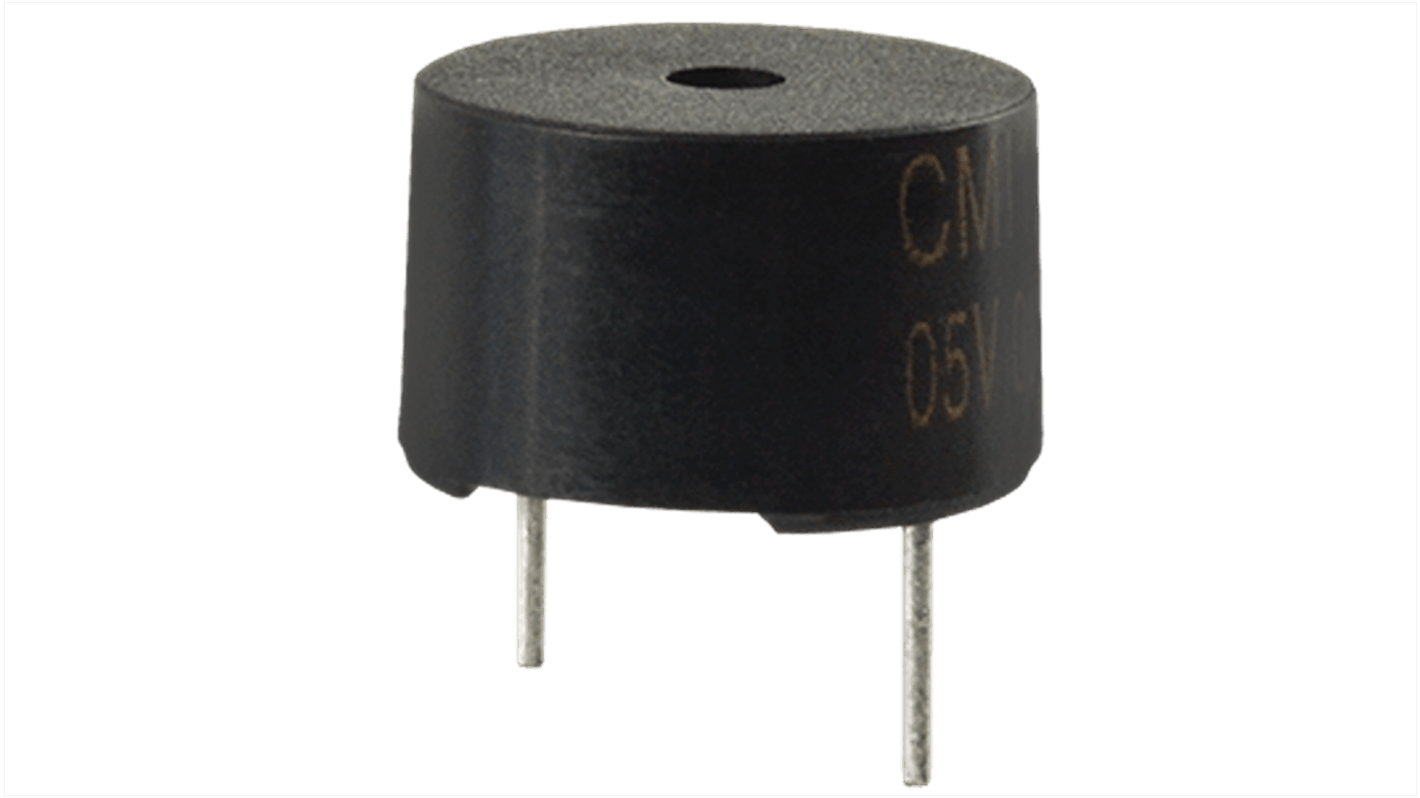 CUI Devices Magnetischer Buzzer, 90dB, Durchsteckmontage, 3V→7V, Intern