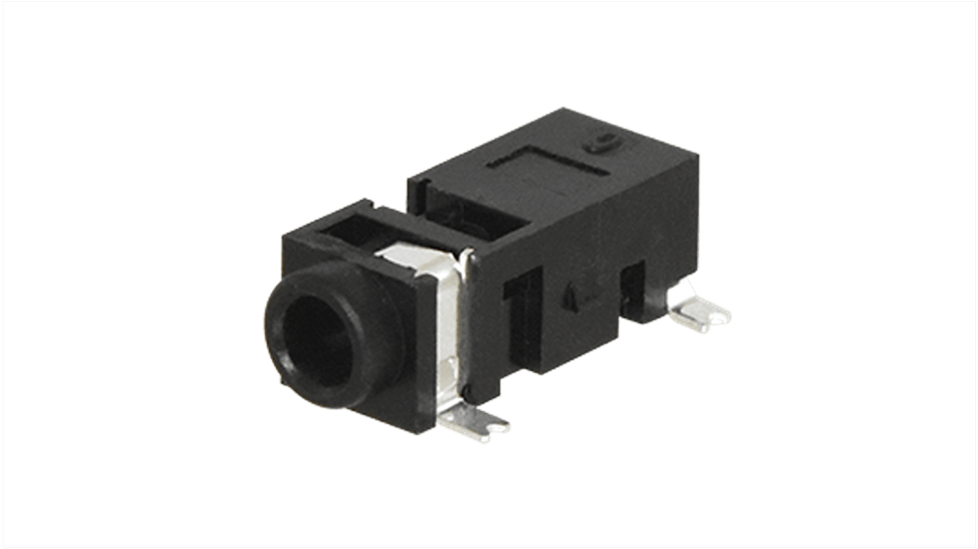 MJ2523SMTTR CUI Devices Jack Connector 2.5 mm Surface Mount Jack