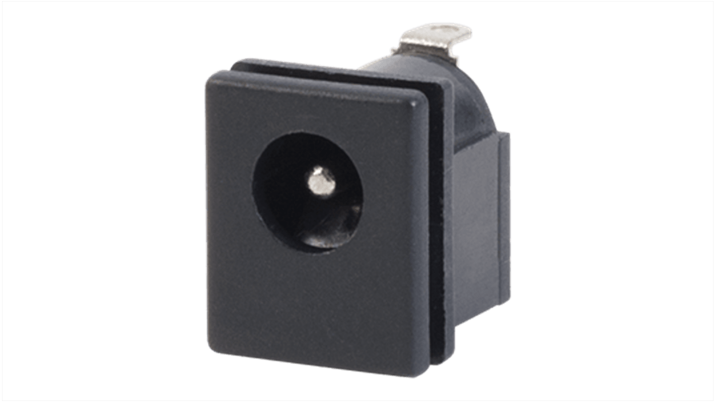 power jack, 2.0 x 5.5 mm, vertical, pane