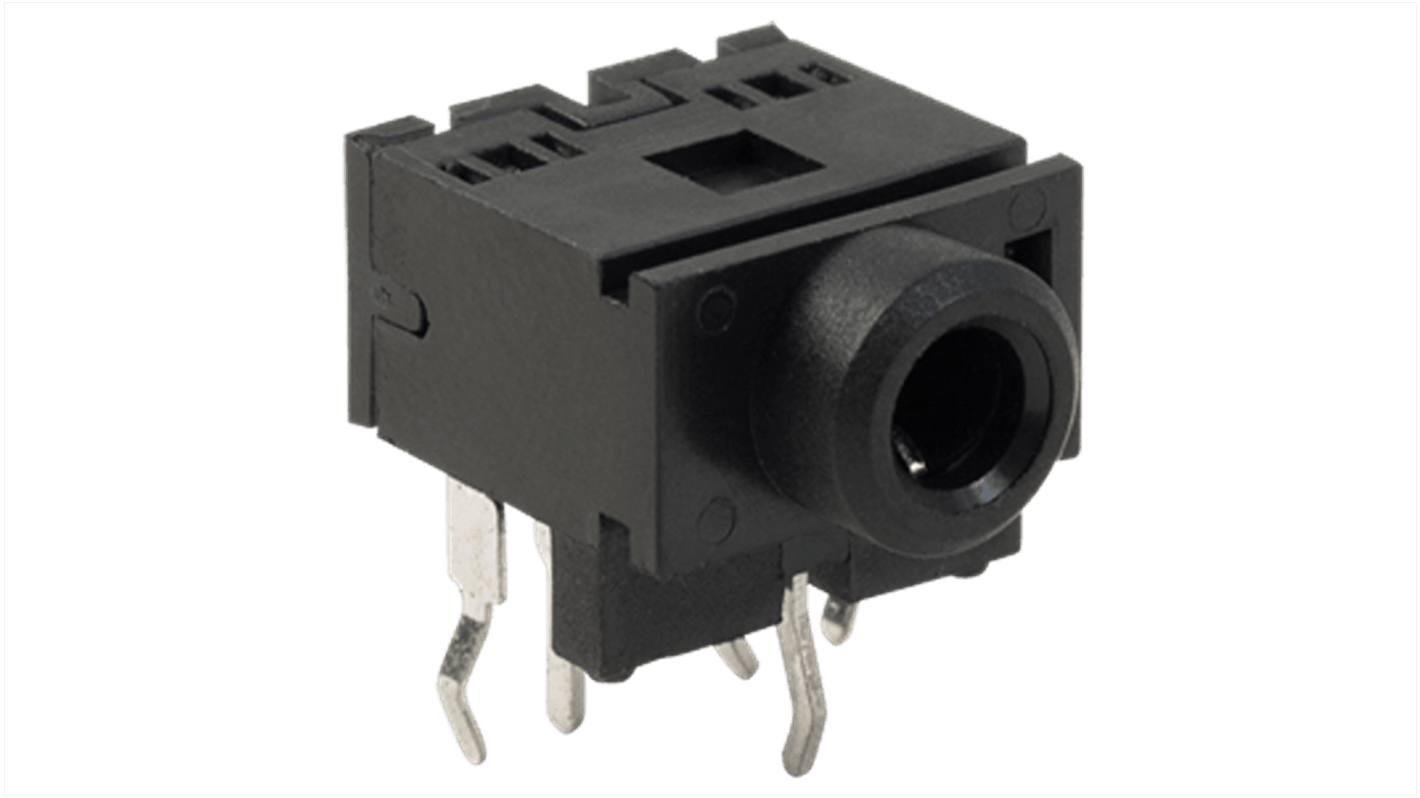 CUI Devices Jack Connector 3.5 mm Through Hole Jack Connector Socket