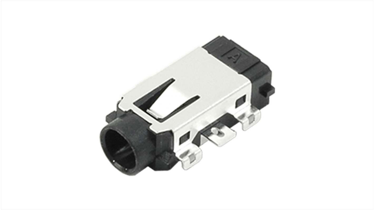 SJ3502SMTTR CUI Devices Jack Connector 3.5 mm Surface Mount Jack Connector Socket RS