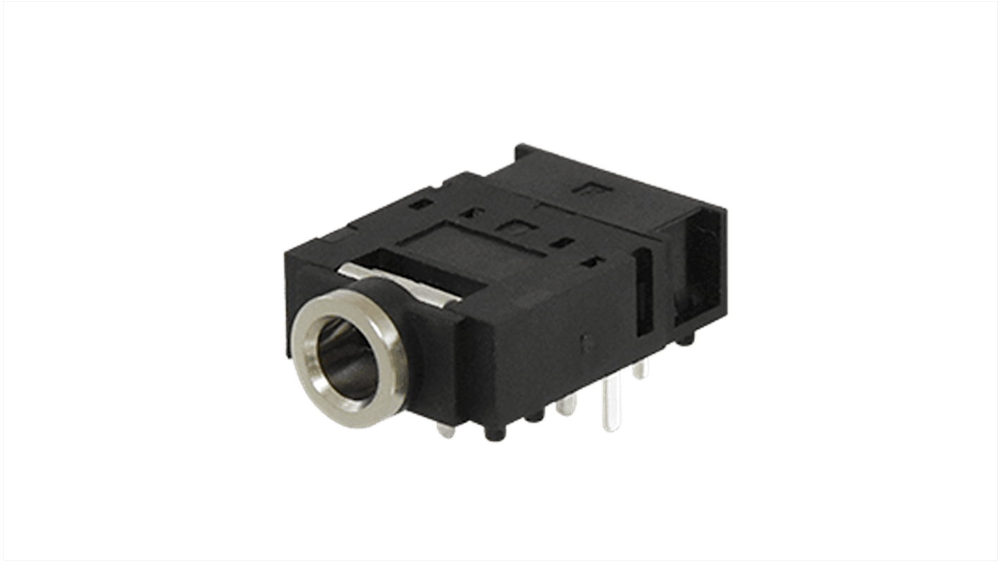 CUI Devices Jack Connector 3.5 mm Through Hole Jack Connector Socket