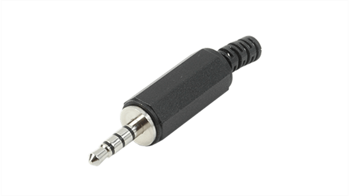 CUI Devices Klinken-Stecker 3,5 mm Gerade Klinkenstecker, Kabelmontage
