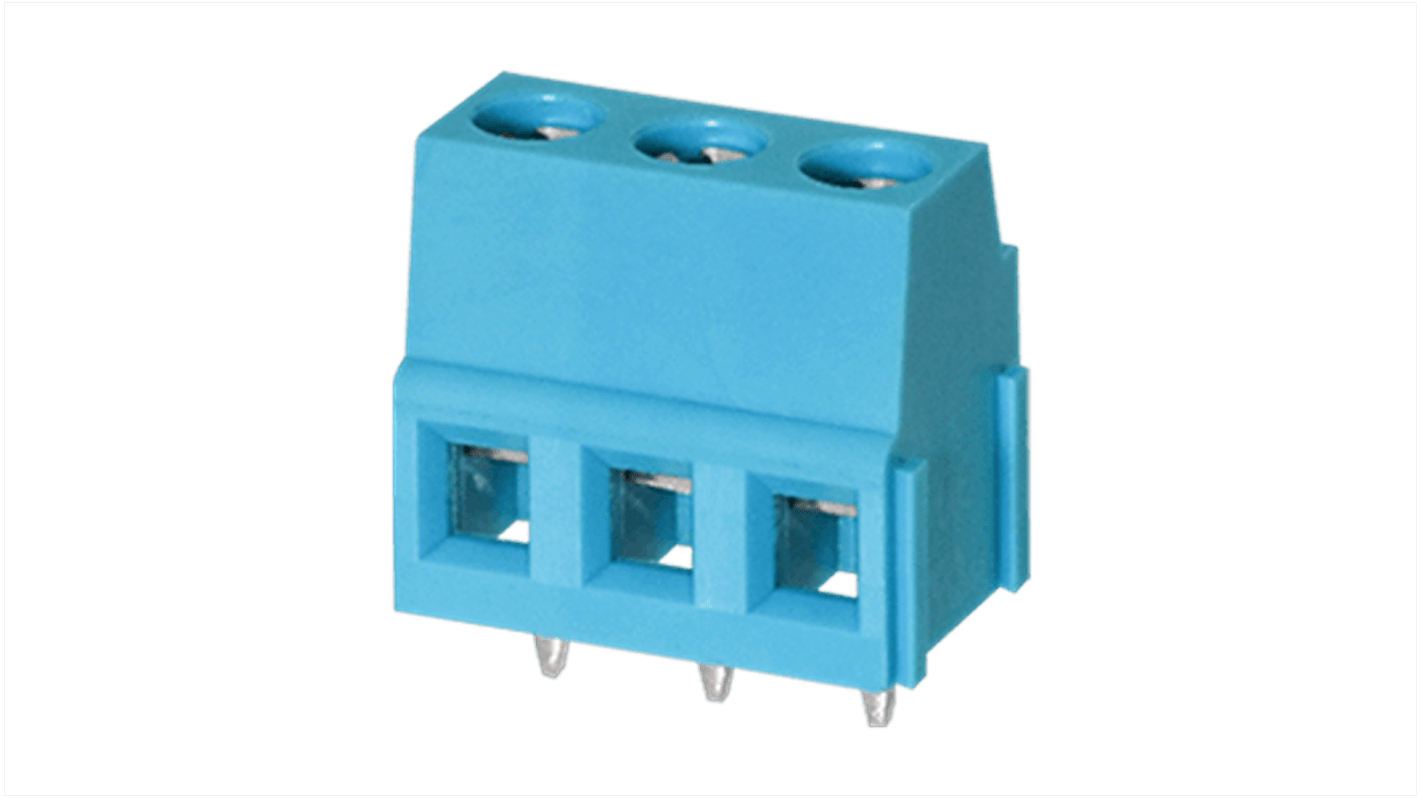 CUI Devices PCB Terminal Block, 2-Contact, 5.08mm Pitch, PCB Mount