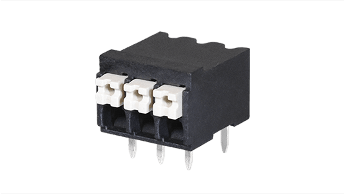 CUI Devices PCB Terminal Block, 4-Contact, 3.5mm Pitch, PCB Mount