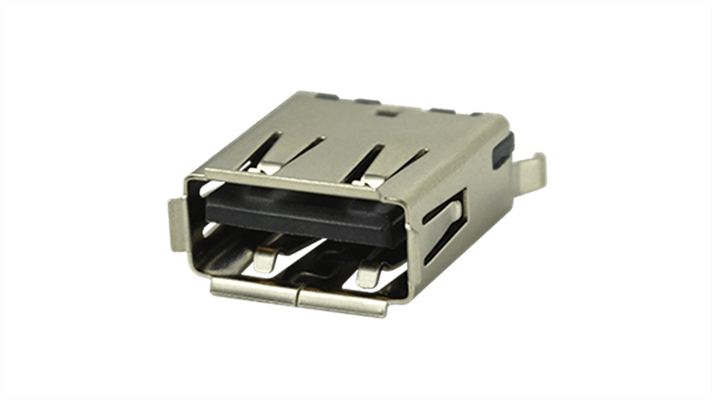 Conector USB CUI Devices UJ2-AV-1-TH, Horizontal, Montaje en orificio pasante, Versión 2