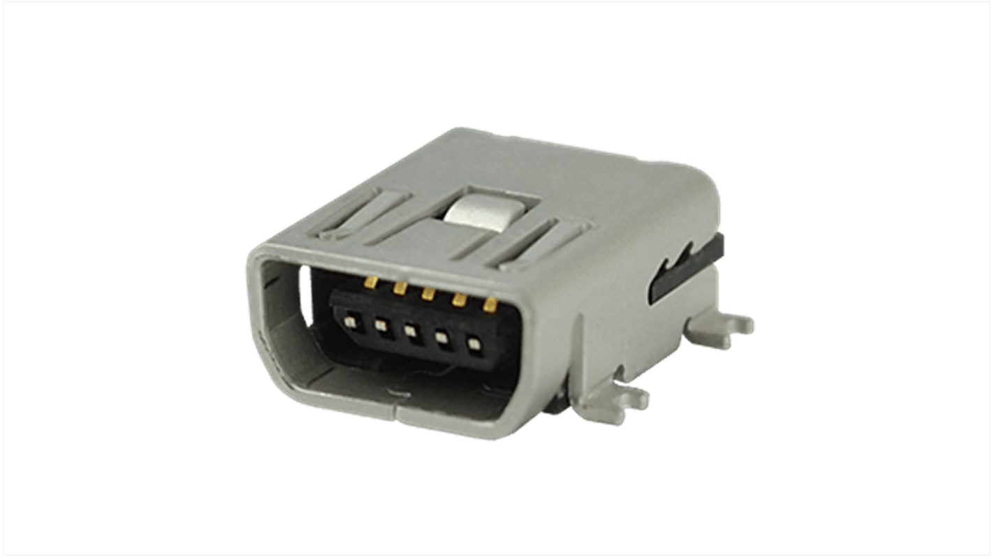 Conector USB CUI Devices UJ2-MABH-1-SMT-TR, Horizontal, Montaje Superficial, Versión 2
