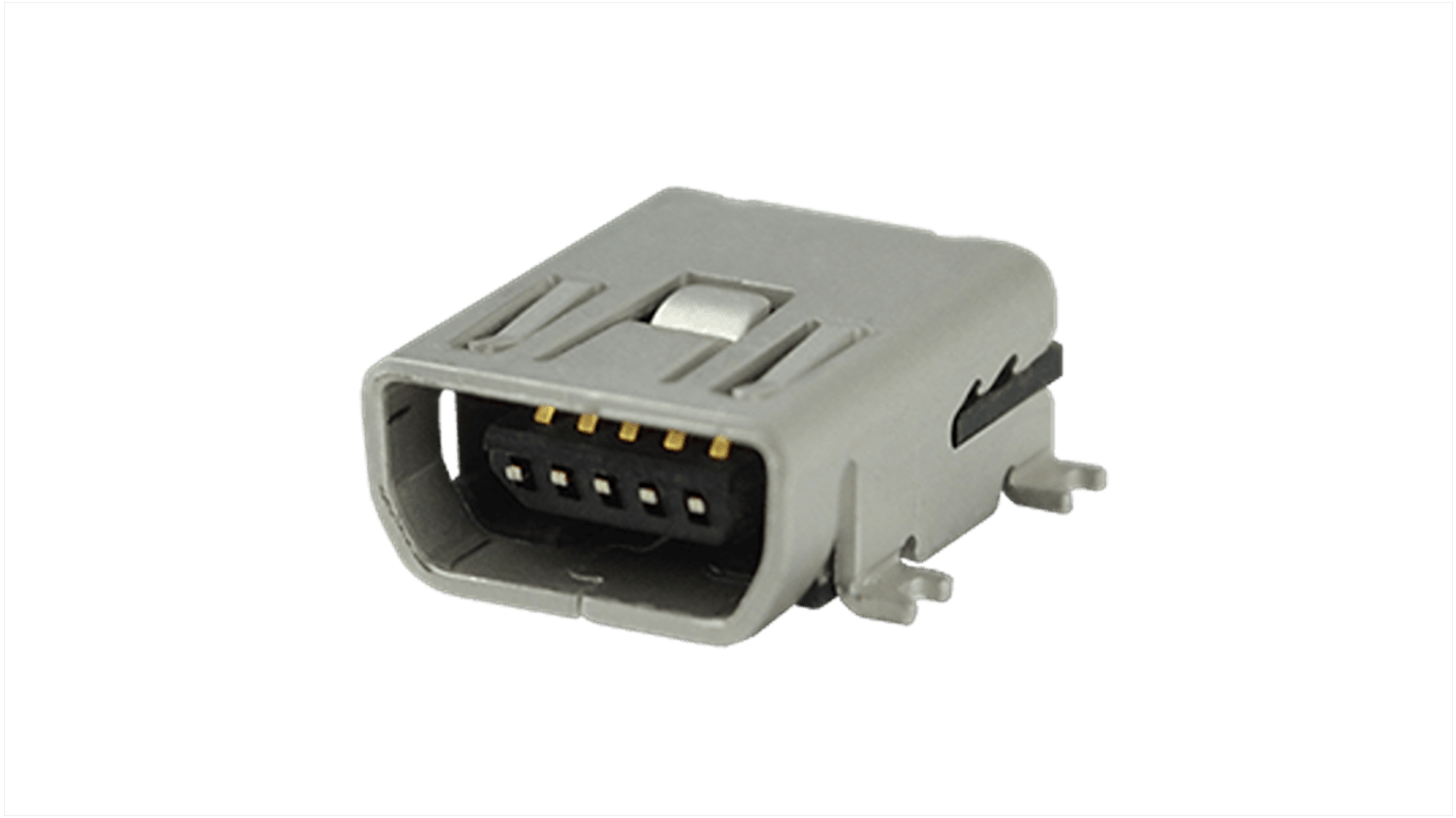 Connettore USB Mini AB Type 2 CUI Devices, SMT