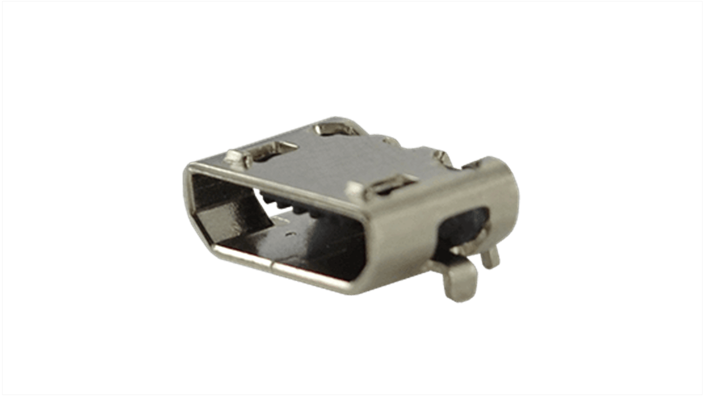 CUI Devices Horizontal, SMT Type Micro B Type 2 USB Connector