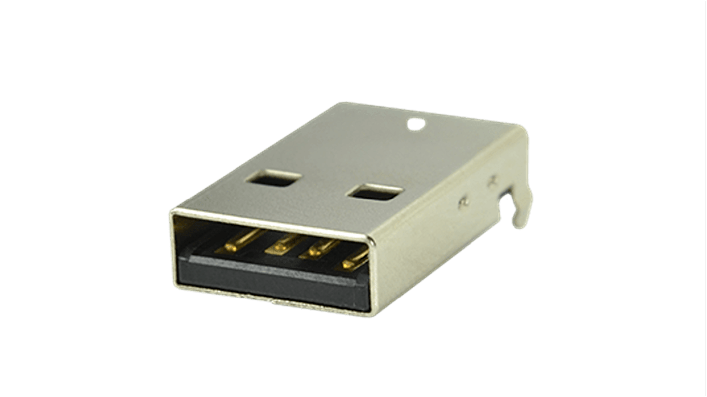 USB plug 2.0, standard A type, 4 pin, ho