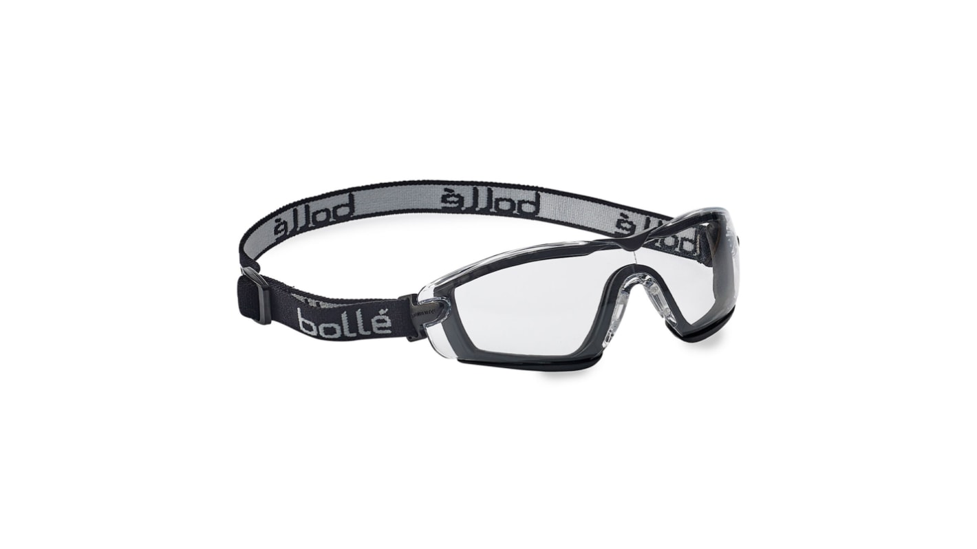 Bolle Anti-Mist UV Safety Goggles, Clear PC Lens