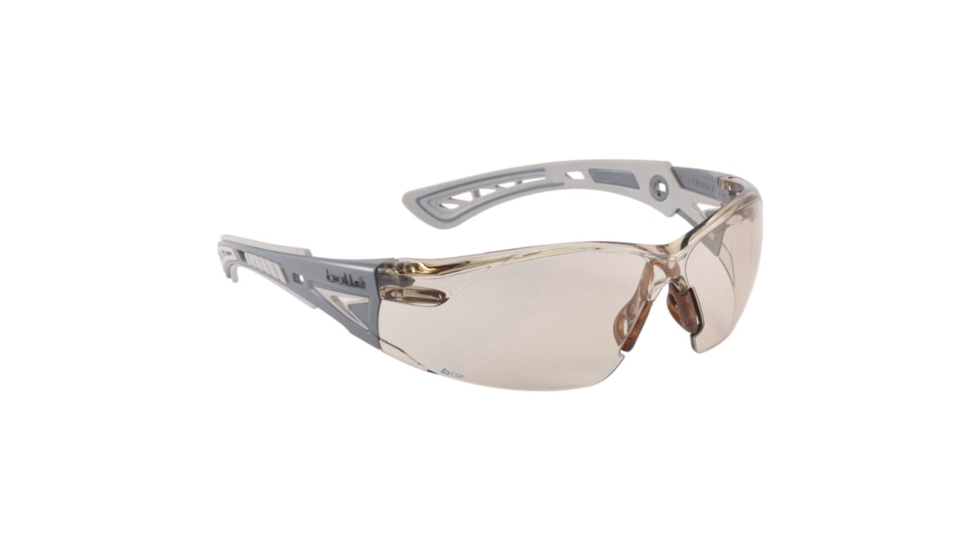 Bolle Anti-Mist Safety Goggles, Brown PC Lens