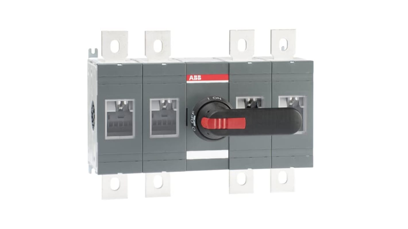 Interruptor seccionador ABB Bastidor cerrado, 800A, 4 800A Interruptores-seccionadores ac - Manual 1SCA02