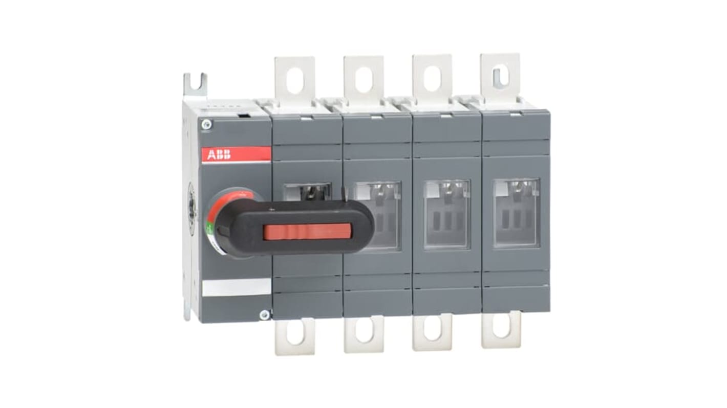 ABB Switch Disconnector, 4 Pole, 200A Max Current, 200A Fuse Current