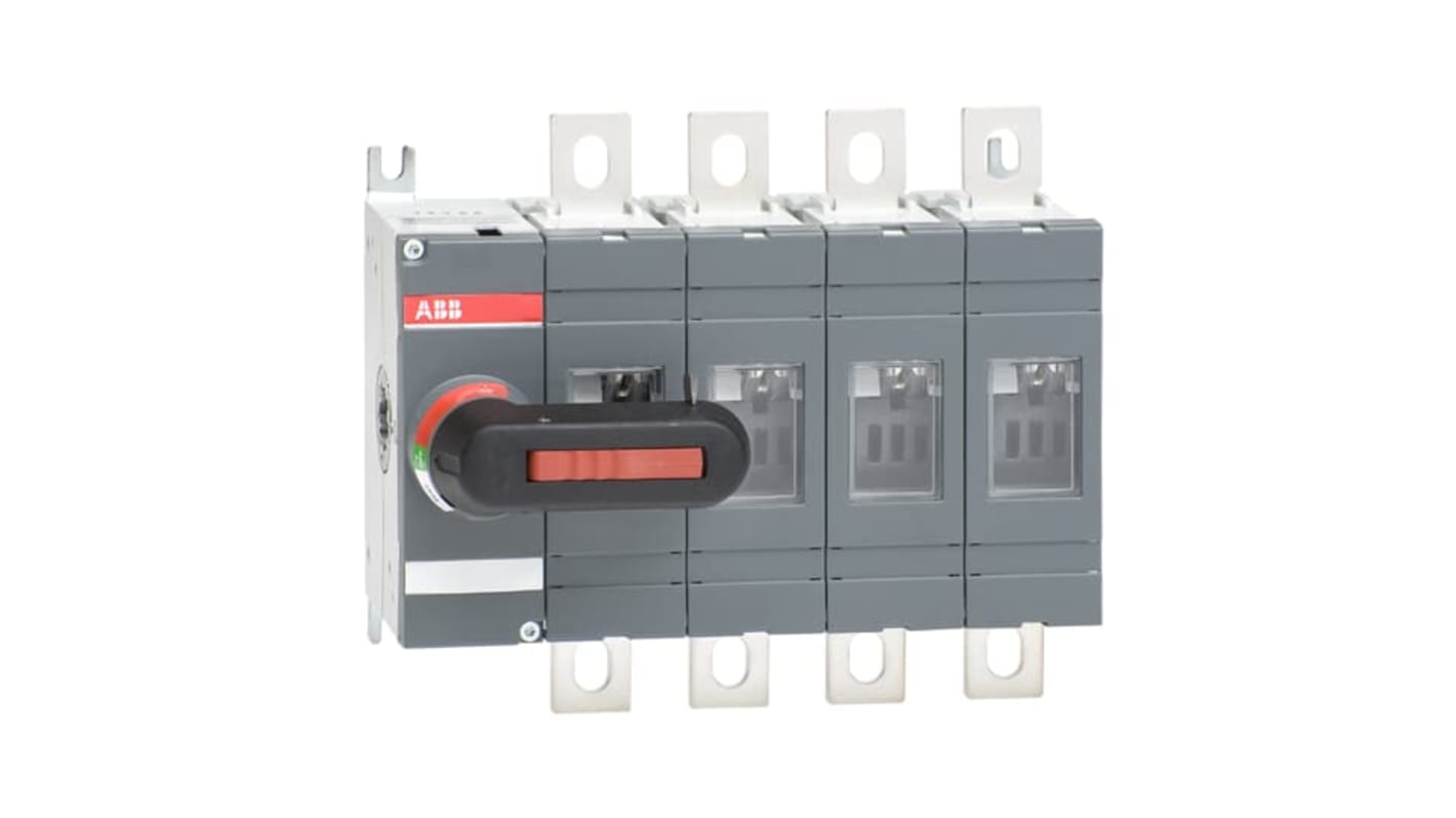 Sezionatore con interruttore ABB 1SCA022763R5210, corrente max 250A Integrato, 4 Sezionatori c.a. - Manuale 1SCA02