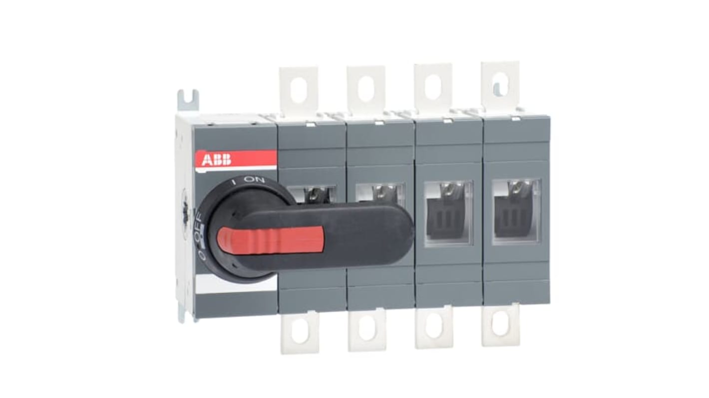 ABB Switch Disconnector, 4 Pole, 500A Max Current, 500A Fuse Current