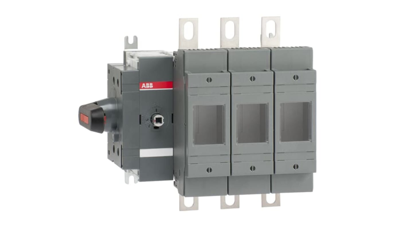 ABB Fuse Switch Disconnector, 3 Pole, 200A Max Current, 200A Fuse Current